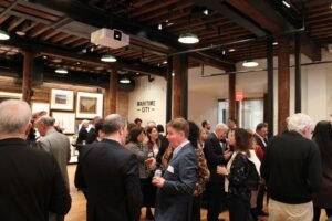 A picture of the inside of the South Street Seaport Museum